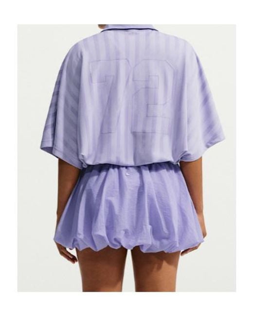 Nike Purple Runway Striped T-Shirt