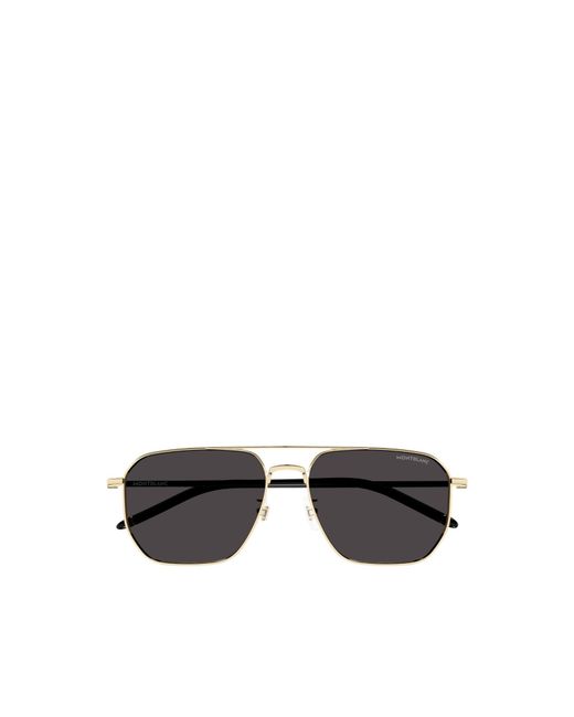 Montblanc Multicolor Eyewear Pilot Frame Sunglasses for men