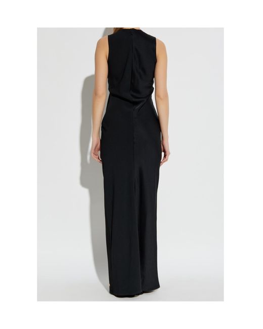 AMI Black Long Straight Dress
