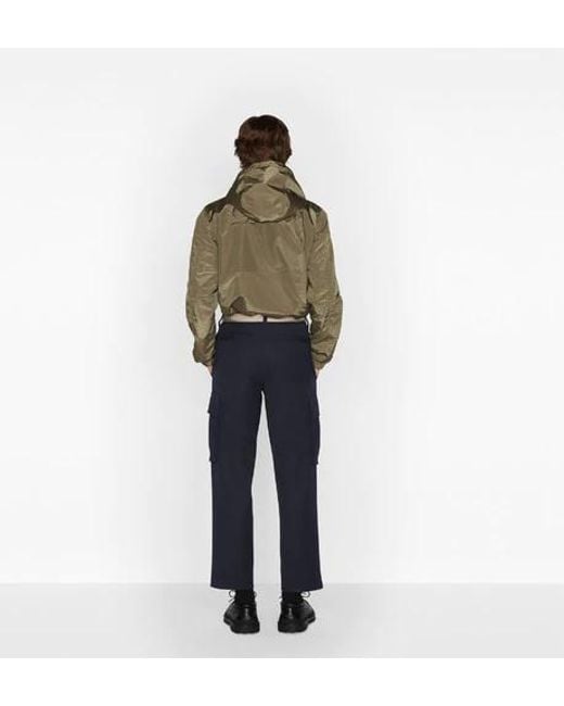 Dior Green Logo Casual Jacket for men