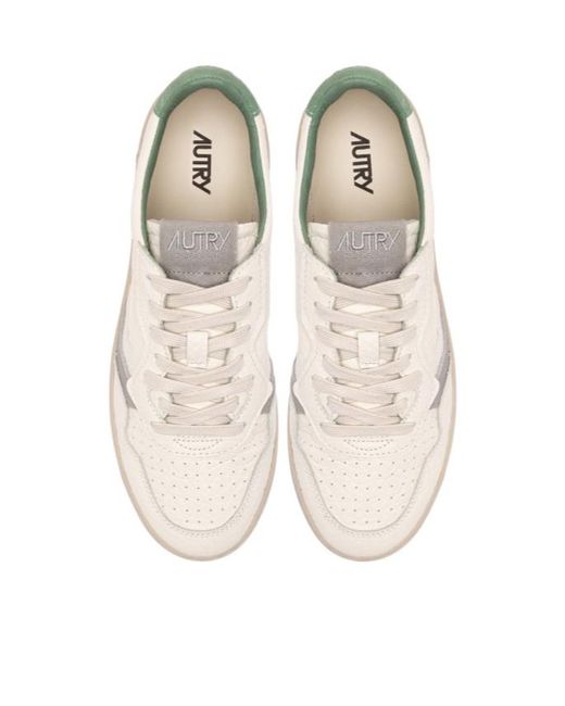 Autry Natural Medalist Low-Top Sneakers for men