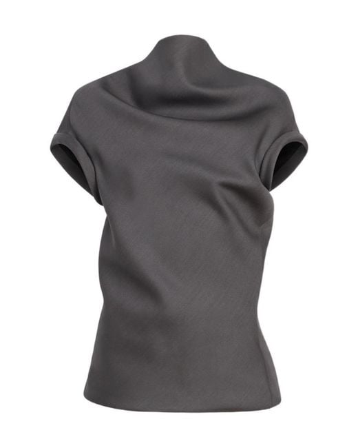 Khaite Gray Tandie Top