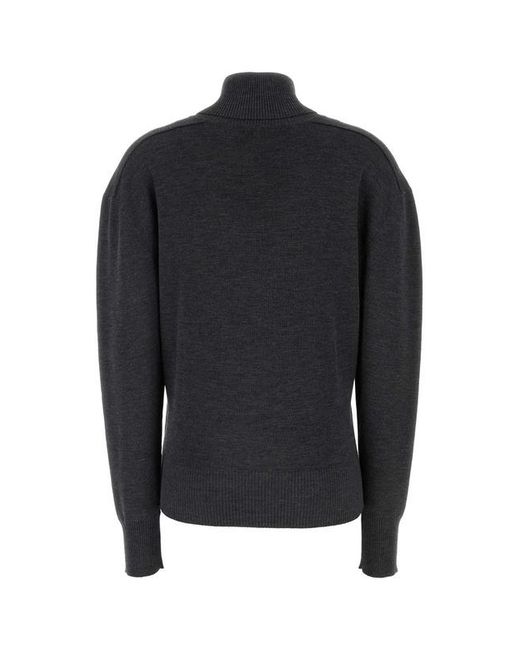 Burberry Gray Long Sleeved Turtleneck Jumper
