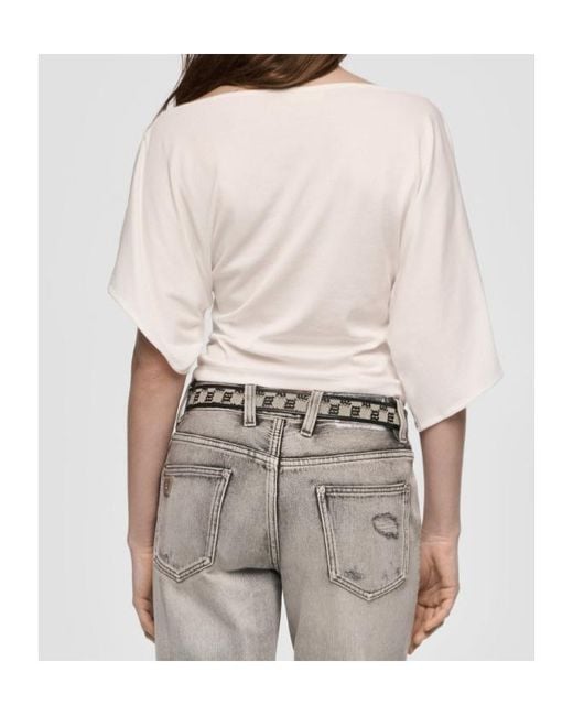 M I S B H V White Holywood Baby Top