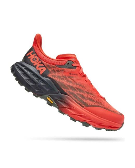 Hoka One One Red Speedgoat 5 Gtx Low-Top Sneakers for men
