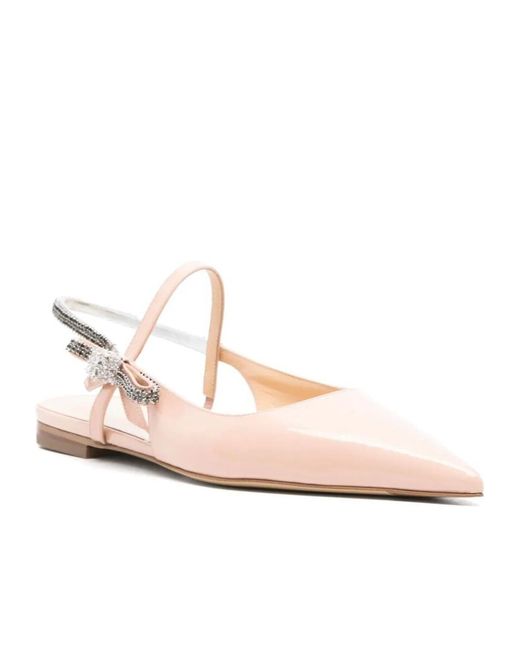 Mach & Mach Pink Bow-Detailing Pumps