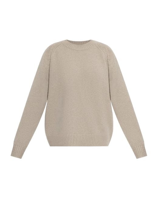 Lisa Yang White Anine Crewneck Jumper