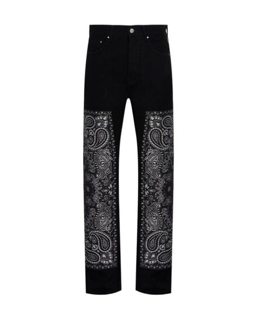 Amiri Black Belt Loops Slacks for men