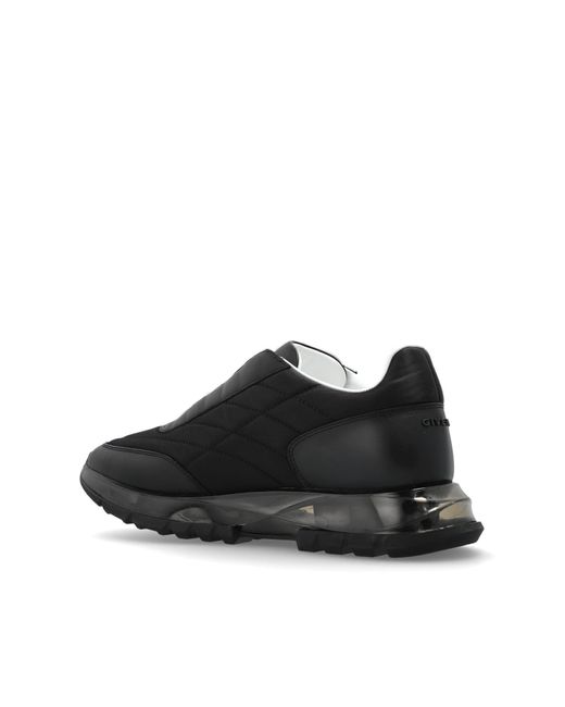Givenchy Black Lace-Up Low Top Sneakers for men