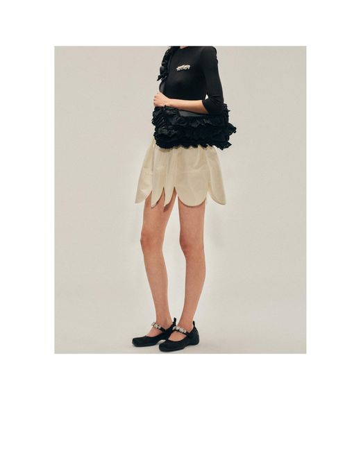 Simone Rocha Black Pillowcase Ruffled Shoulder Bag