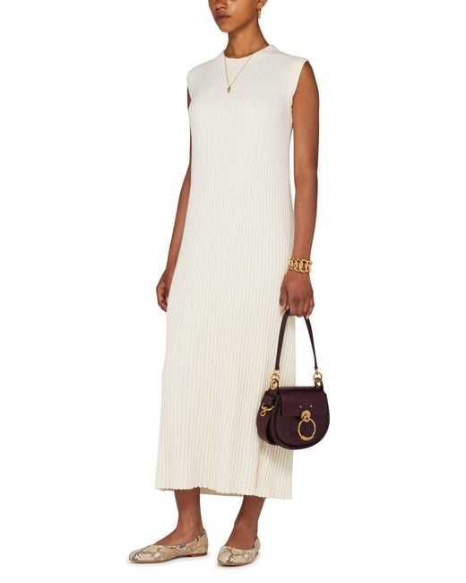 Chloé Purple Logo Shoulder Bag