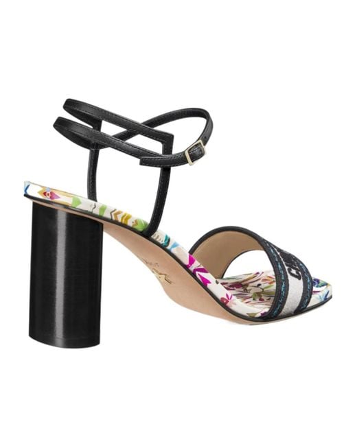 Dior Metallic Dway Heeled Sandal