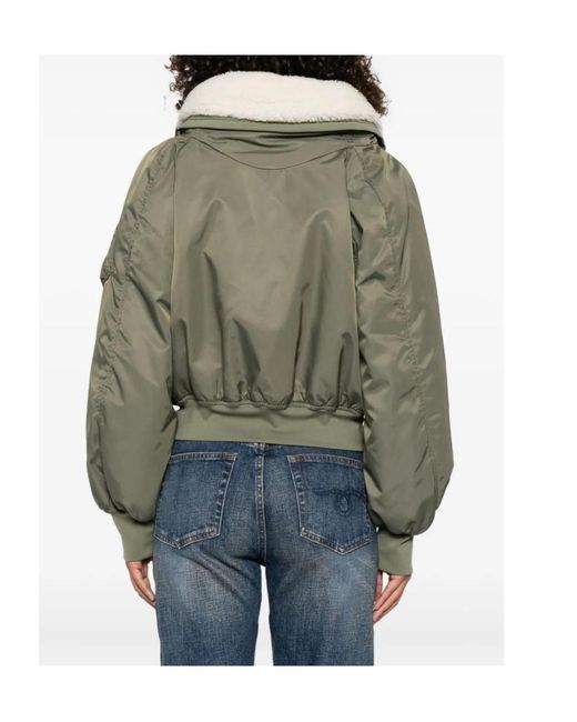 Ermanno Scervino Green Winter Jackets