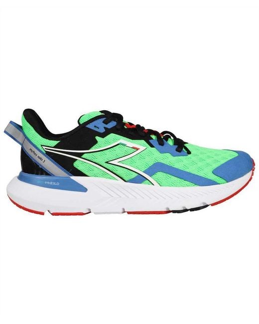 Diadora Green Logo Sports Shoes for men