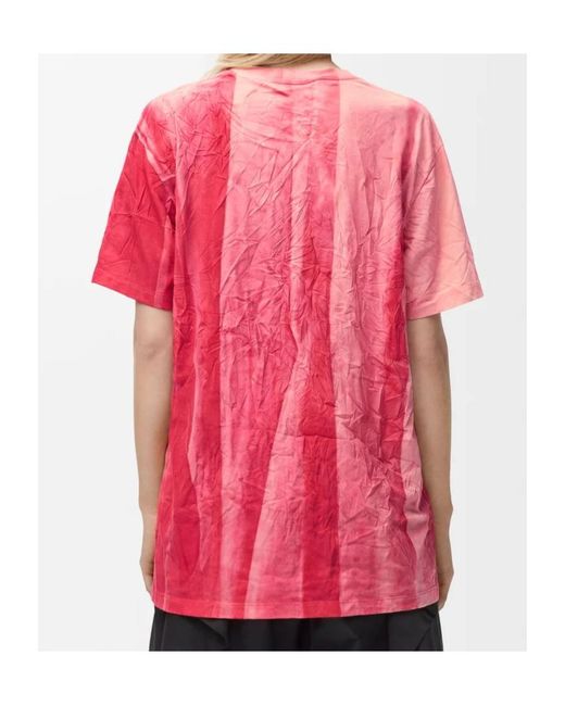 Loewe Pink Crinkled T-Shirt