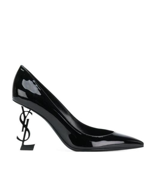 Saint Laurent Black Opyum Pointed Toe Pumps