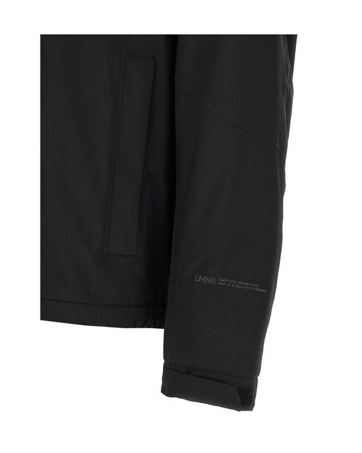 Herno Black Laminar Gore-Tex Padded Jacket for men