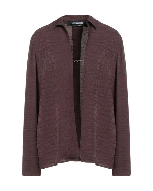Jacquemus Brown Solid Colour Shirts