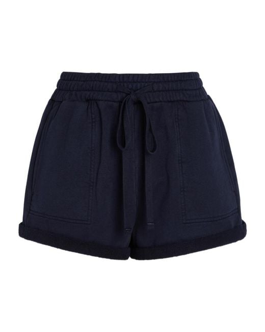 Citizens of Humanity Blue Turn-Up Cotton Shorts