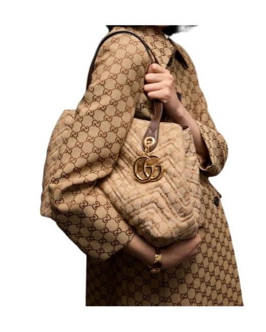 Gucci Multicolor Gg Marmont Medium Tote Bag