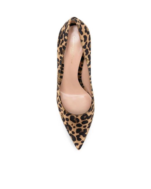 Gianvito Rossi Brown Pointed-Toe High Heels
