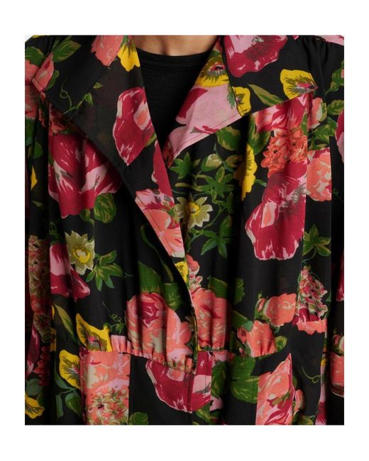 Junya Watanabe Multicolor Long-Sleeved Knitted Midi Dress