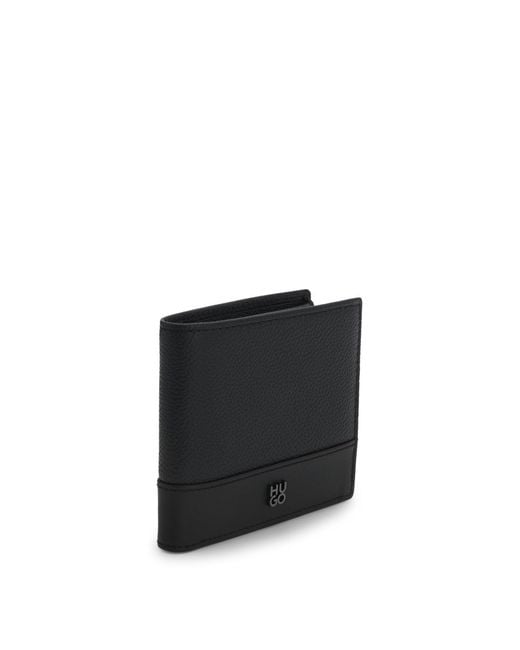 Boss Black Logo-Plaque Wallet for men