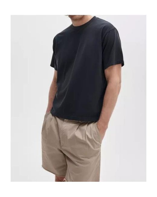 Rag & Bone Black Crew-Neck T-Shirt for men