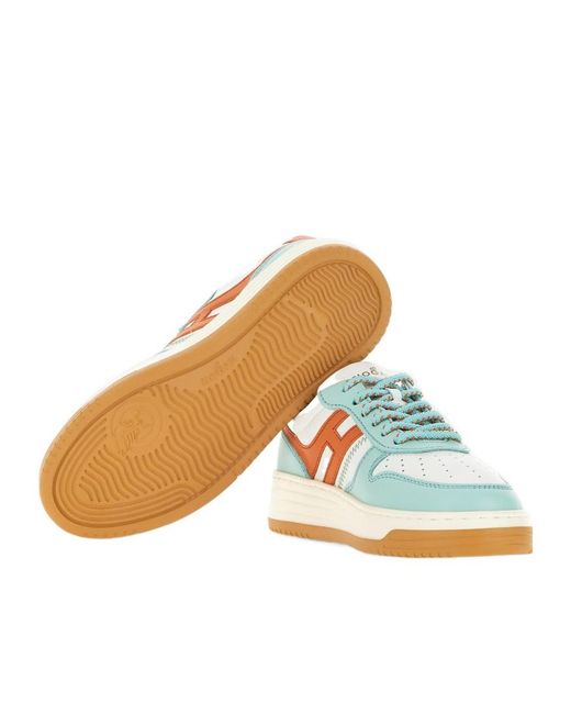 Hogan White H630 Low-Top Sneakers