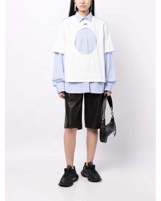 Off-White c/o Virgil Abloh White Long-Sleeved Shirt