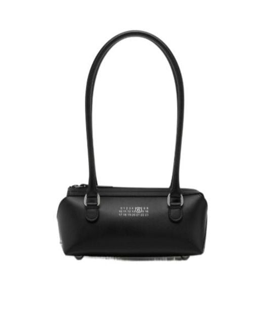 MM6 by Maison Margiela Black Bauletto Shoulder Bag