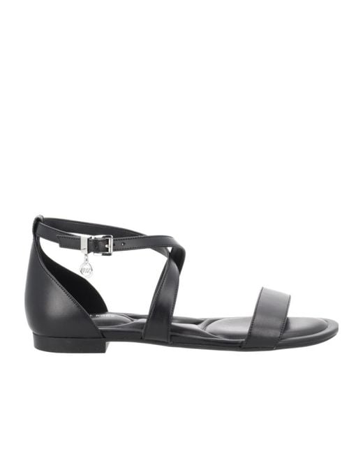 MICHAEL Michael Kors Black Alexa Flex Strap Sandals