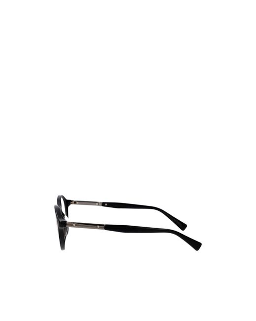 Brunello Cucinelli White Oval Frame Glasses