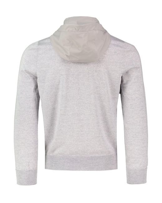 Gran Sasso Gray Long-Sleeved Jacket for men