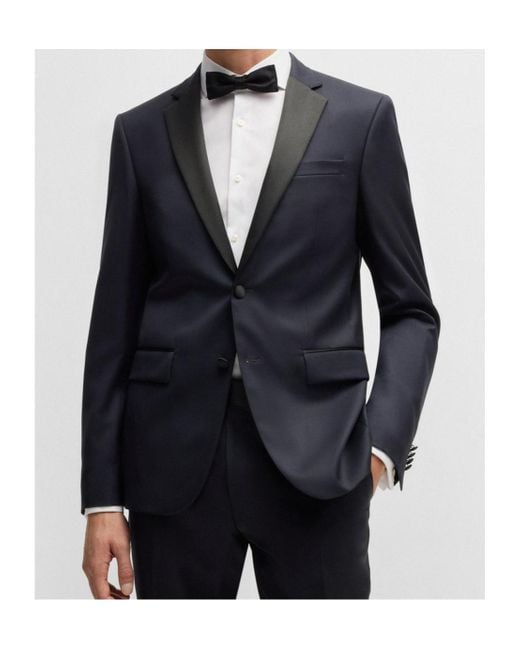 Boss Blue Boss Single-Breasted Tailored Blazer for men