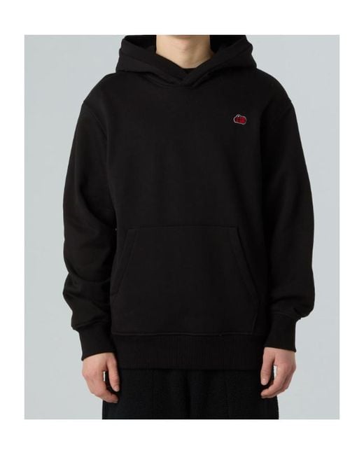 The North Face Black Long-Sleeve Logo Detail Hoodie for men