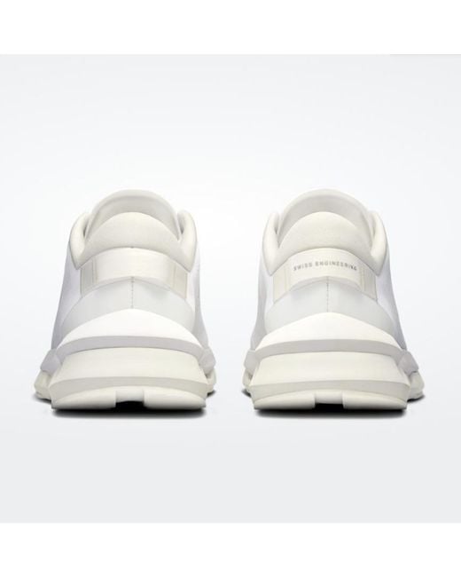 On Shoes White Cloudzone Low-Top Sneakers