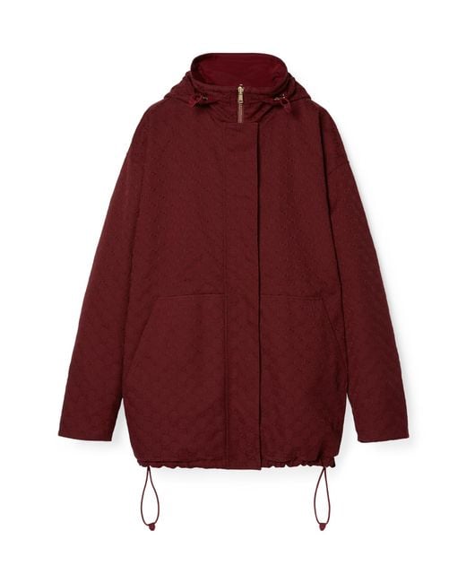 Gucci Red Reversible Gg Canvas Jacket