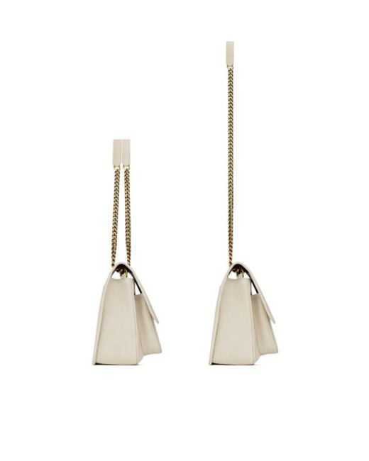 Saint Laurent White Niki Medium Shoulder Bag
