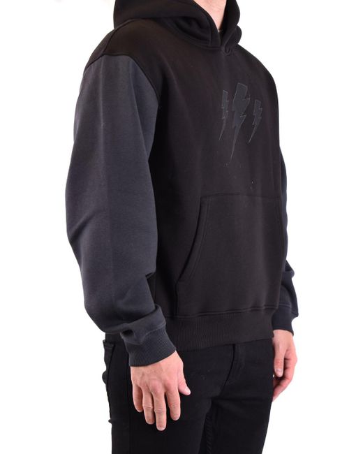 Neil Barrett Blue Long-Sleeved Sweater for men