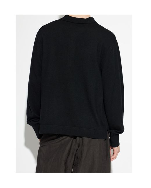 Officine Generale Blue Officine Générale Bene Zip Polo Cardigan for men