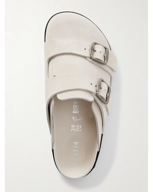 Birkenstock White West Double-Strap Mules