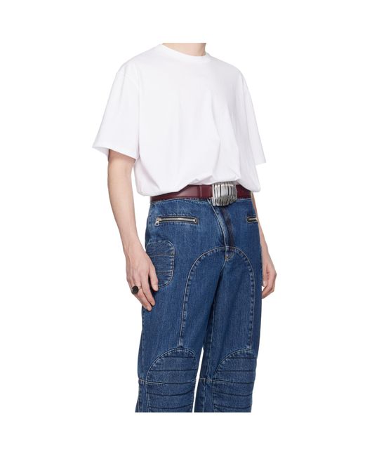 Jean Paul Gaultier White Printed Short-Sleeve T-Shirt