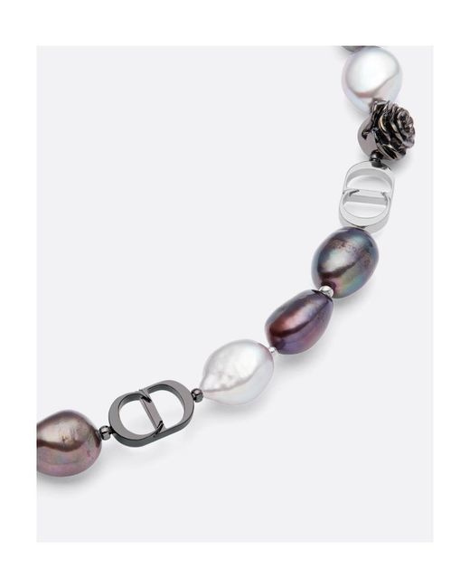 Dior Blue Roses Necklace for men