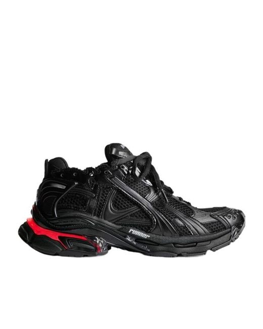 Balenciaga Black Runner Led Sneakers for men