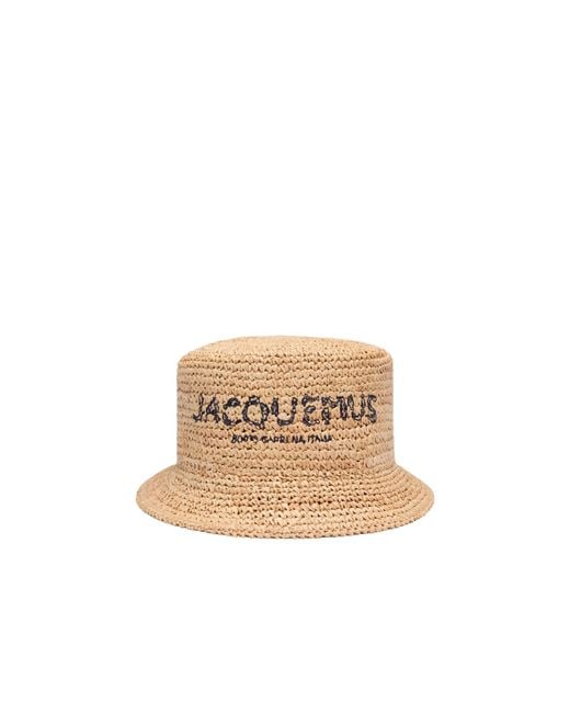 Jacquemus Natural Le Bob Pesco Bucket Hat