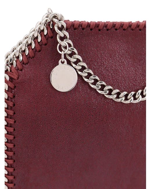Stella McCartney Red Falabella Chain-Linked Tiny Tote Bag