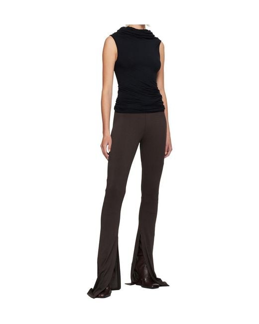 Rick Owens Black Concordians Lola Pleated Design Top