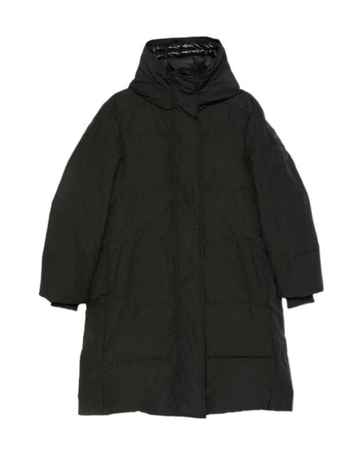 Canada Goose Black Hooded Padded Coat