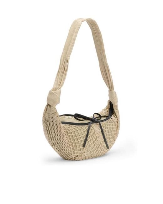 Lemaire Metallic Croissant Filt Shoulder Bag